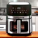 Freidora de Aire Sin Aceite Novohome 7L 8 Funciones 1700W