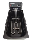 Freidora Eléctrica de Aceite 3 Lts Novohome 2000W Acero Inox