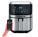 Freidora de Aire Smart Novohome Digital Wifi 6.5 Lts 1700W