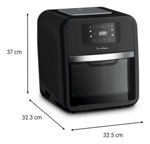 Freidora De Aire Easy Fry Moulinex Al501810 Color Negro