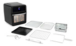Horno Y Freidora De Aire Digital Atma 1800w Color Negro