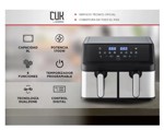 Freidora De Aire Eléctrica Gadnic Doble Cesta 9 Litros Antiadherente