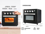 Horno y Freidora De Aire Gadnic 25 Litros