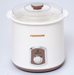 Yogurtera Eléctrica 2 Litros Novohome NH-YG2000 Color Blanca