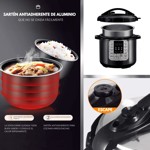 Olla A Presión Digital Multifunción 5 Lts Novohome Nh-Om900