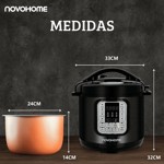 Olla A Presión Digital Multifunción 5 Lts Novohome Nh-Om900
