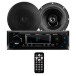 COMBO STEREO + 2 PARLANTES BOSS 628BCK ( 609UAB+CK65 6.5")