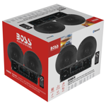 COMBO STEREO + 2 PARLANTES BOSS 628BCK ( 609UAB+CK65 6.5")