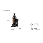 Criquet Botella Auto 2 Toneladas Daewoo DJNS02S Alta Precisión