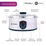 Yogurtera Eléctrica Digital Tivoli 1,4l 7 Frascos De 200ml
