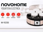 Yogurtera Eléctrica Novohome 1.2 Litros 7 Frascos De 180ml