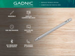 Lápiz Óptico Plateado Gadnic Capacitivo