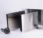 Calefactor Smart IOT a Gas Natural  Tiro Balanceado 4000 kcal Frente Acero Inoxidable