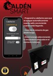 Calefactor Smart IOT a Gas Natural  Tiro Natural 6000 kcal Frente Negro