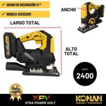 Sierra Caladora De Mano Bateria 20V Konan Xtra Power Volt