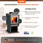 Calefactor a Leña Bosca Limit 480