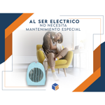 Caloventor Estufa Electrica Portatil Negro Waggs