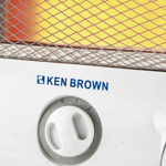 Estufa Calefactor Eléctrico Halógeno Ken Brown KB-22 Blanco