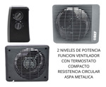 Caloventor Estufa BKF 2000W BF-FH2000 Gris Resistencia