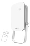 Caloventor De Vidrio De Pared Liliana Split Smartheat Blanco