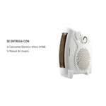 Caloventor Eléctrico Winco W116B con Termostato y Ventilación 2000W