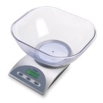 Balanza digital de cocina 3kg-bowl acrílico-BC 220 Silver