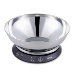 Balanza digital de cocina 3kg-Bowl metalizado -BC 210 -Steel