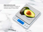 Balanza Digital De Precisión Gadnic De 0.01 Grs A 500 Grs Con Luz