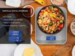 Balanza Báscula Digital Cocina Gramos Acero Inoxidable 5kg
