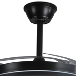 Ventilador de Techo Kanji retráctil Negro