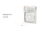 Mini Ventilador Ziyen con Pulverizador