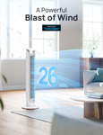 Ventilador De Torre Inteligente Dreo Para Dormitorio