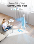 Ventilador De Torre Inteligente Dreo Para Dormitorio