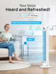 Ventilador De Torre Inteligente Dreo Para Dormitorio