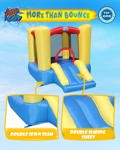 Inflable Bounce House Action Air para niños pequeños con ventilador de 3 a 4 años