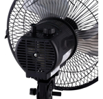 Ventilador Kanjihome 10 3 En 1 65w 3 Velocidades Kjh-fh1306 25.4 Cm Negro Metalicas Metalicas