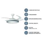 Ventilador de Techo Retráctil Línea Premium Blanco - CODINI