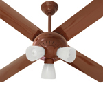 Ventilador De Techo Vta Marrón 85 W con luz tulipa - SEVERBON