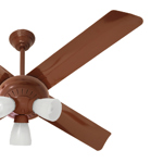 Ventilador De Techo Vta Marrón 85 W con luz tulipa - SEVERBON