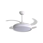 Ventilador De Techo Winco W1342B Con Luz Led 6 Velocidades