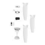 Ventilador de Techo Philco 52" Con Luz y Control Remoto 32w Color Blanco TEB5234LP