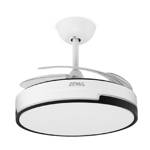 Ventilador De Techo Atma 42 4 Aspas Retráctiles Blanco 1.06 M 50 Plástico TRB42445L