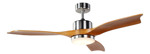 Ventilador De Techo C/aspas De Madera Maciza Vthm601 Liliana