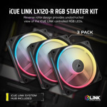 Ventiladores Corsair Icue Link Lx120-r Rgb Kit Triple