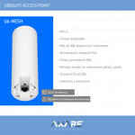 Access point U6-MESH Ubiquiti Unifi POE