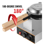Máquina De Gofres De Burbujas 1400 W Acero Inoxidable