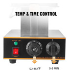 Máquina De Gofres De Burbujas 1400 W Acero Inoxidable