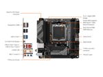 Placa base GIGABYTE A620I AX (AM5- LGA 1718- AMD- A620- DDR)