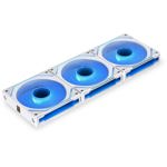 Case Fan Lian Li UNI FAN SL-Infinity 120 mm ARGB, paquete de 3 unidades, color blanco
