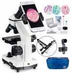 Microscope MAXLAPTER 100X-2000X monocular compuesto con diapositivas